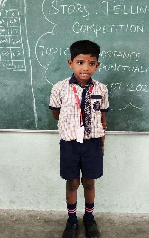 Grade 3 July month competition Story telling